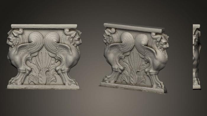 High reliefs and bas-reliefs, historical and religious (GRLFH_0377) 3D model for CNC machine